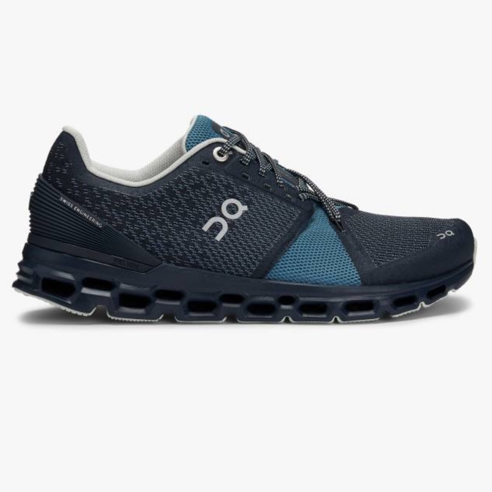 On Running Women's Navy and Teal Cloudsurfer Running Shoes